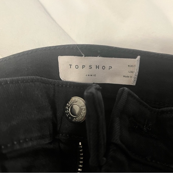 TOPSHOP Jamie Jeans in Black - Picture 4 of 4
